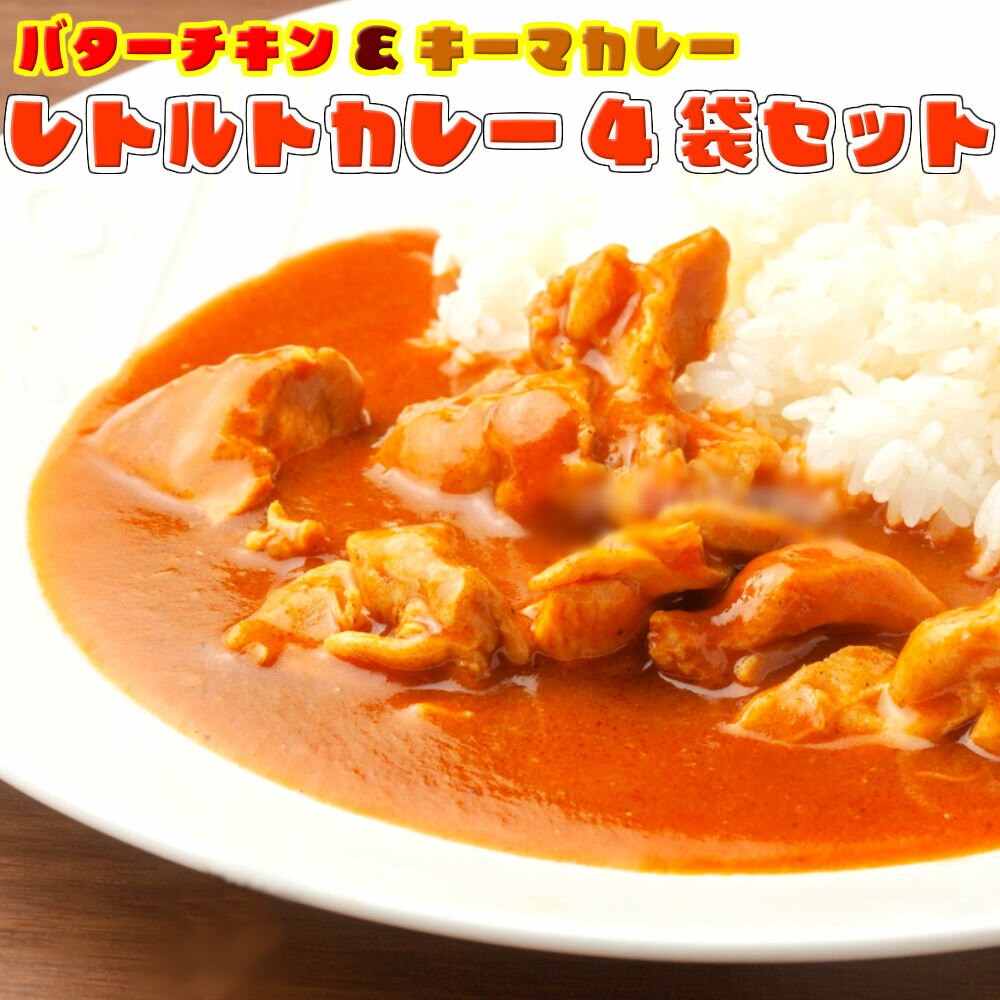 ＼2セット購入で1袋おまけ付／レトルト カレー キーマカレー バターチキンカレー 4人前 + おまかせ1人前 スパイシー ガラムマサラ 玉ねぎ ひき肉 メール便商品 試しグルメギフト メール便 保存食 非常食 まとめ買い お取り寄せ